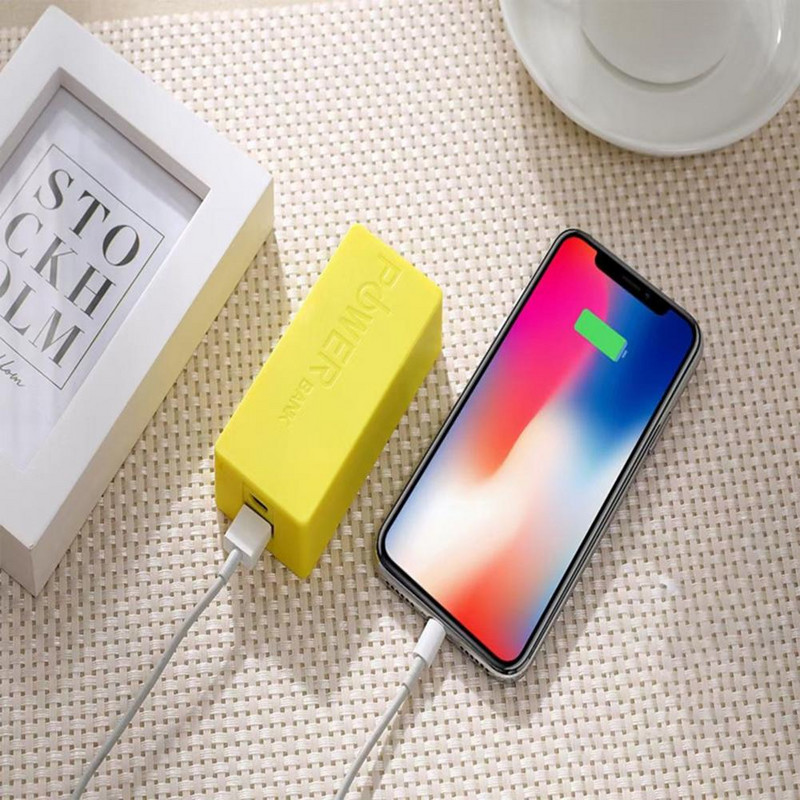 Noderīgs mobilais Power Shell viegls pret kritienu izturīgs 2 x 18650 akumulators Mobile Power Shell Power Bank Box Bez metināšanas