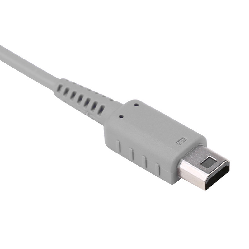 1 m USB uzlādes kabelis Nintendo WII U resursdatora spēļu kontrollera datu barošanas lādētāja vadu vads Gamepad konsoles barošanas līnijām