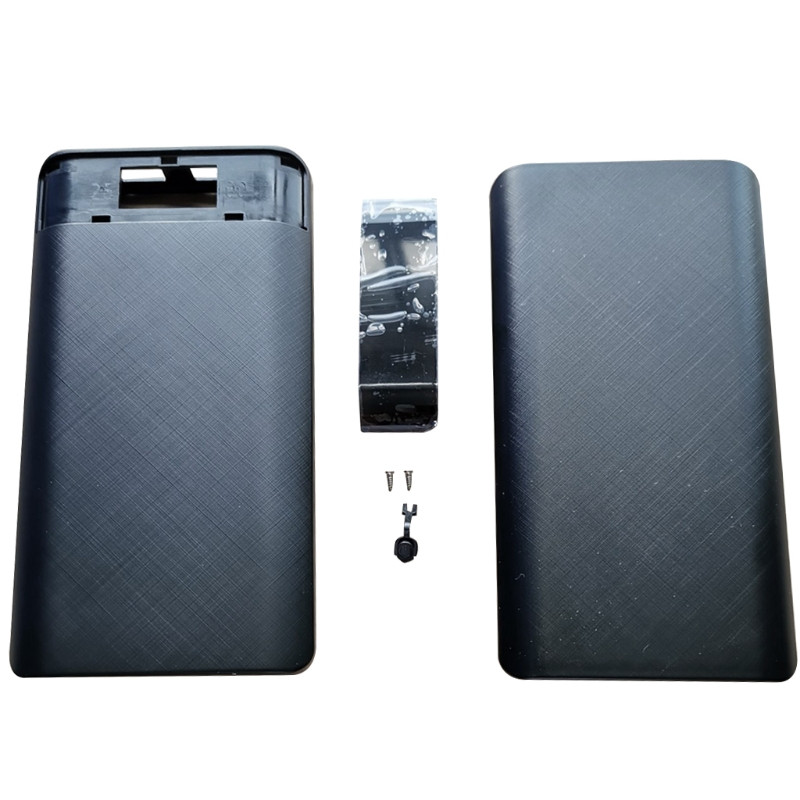 Pārnēsājams lādētāja cietais somiņš Plastmasas strāvas bankas futrālis Izturīgs Power Banks futrālis Cietais pārnēsāšanas futrālis