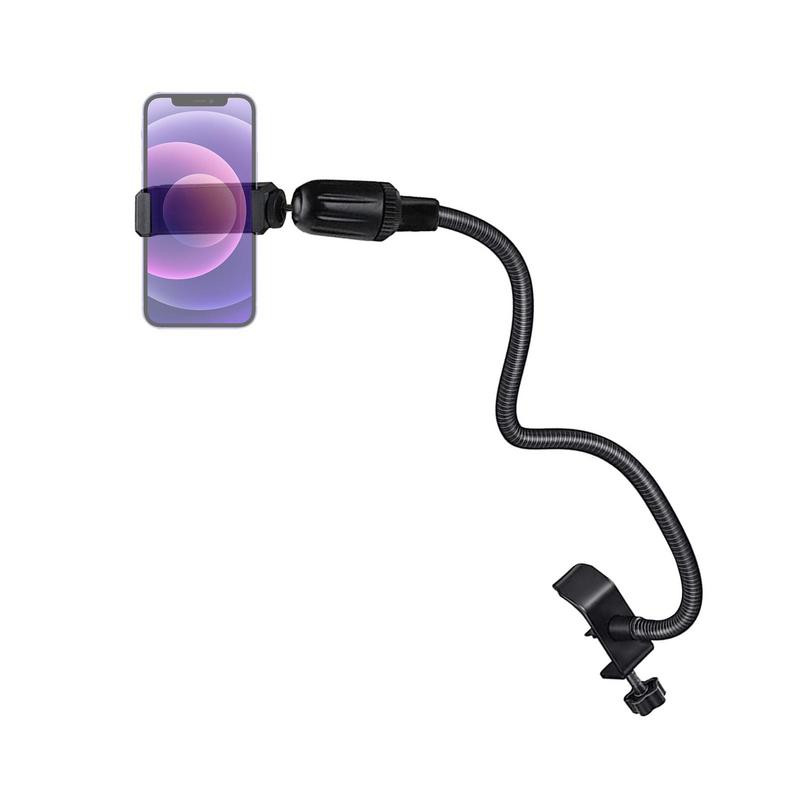 360 reguleeritav lauamikrofoni alus lauaarvuti mikrofoni käeklamber, painduv hanekelaga mikrofonihoidja või telefonialuse hoidiku kinnitus otseülekande jaoks