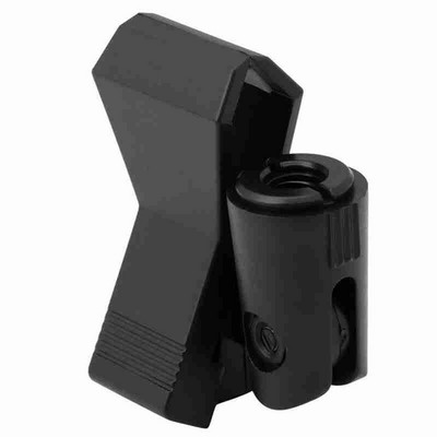 1 kom. kopča za mikrofon Univerzalna leptir opružna kopča Fleksibilni držač mikrofona za držač mikrofona Stezaljka Dodatak Crni plastični stalak za montiranje