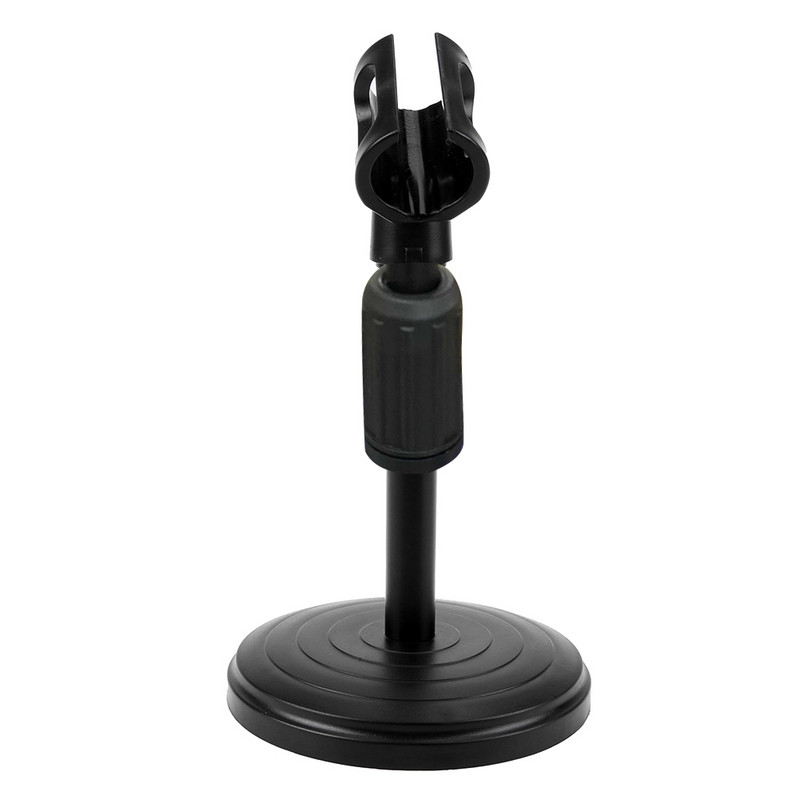 Universāls mikrofona klipa statīva turētājs salokāms galda galds, rokas bezvadu/vadu mikrofons statīvs, regulējams turētājs plastmasas pamatne