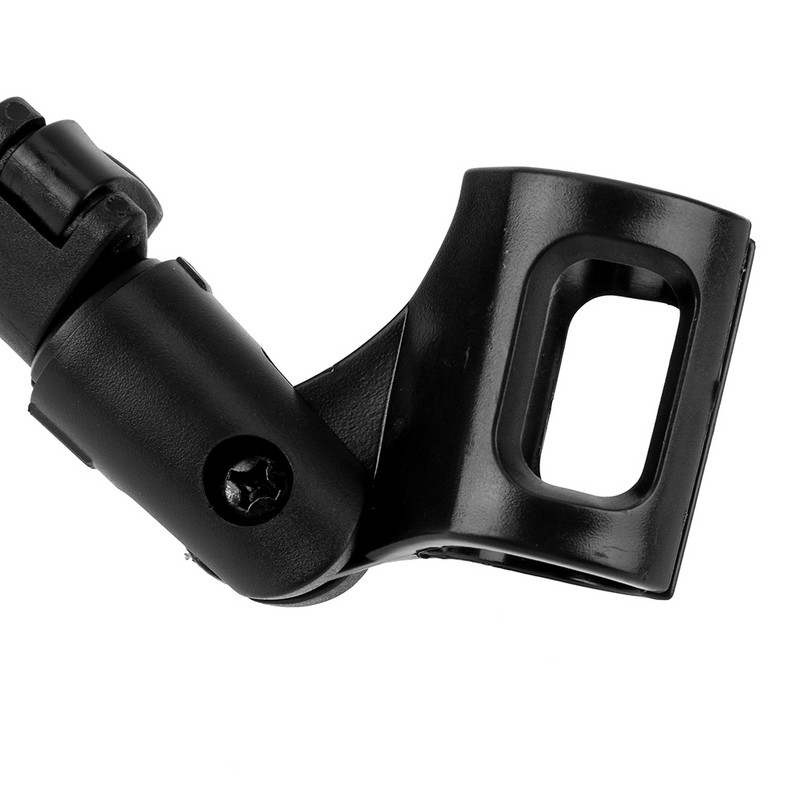 Universāls mikrofona klipa statīva turētājs salokāms galda galds, rokas bezvadu/vadu mikrofons statīvs, regulējams turētājs plastmasas pamatne