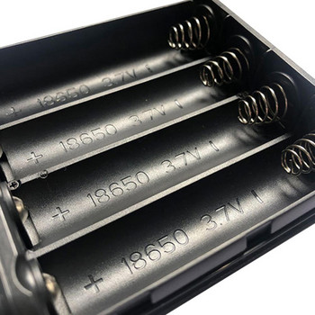 4 X 18650 Направи си сам LCD дисплей Battery Bank Калъф за преносима кутия за батерии DIY KIT Калъфи за съхранение на батерии за цифрова захранваща банка