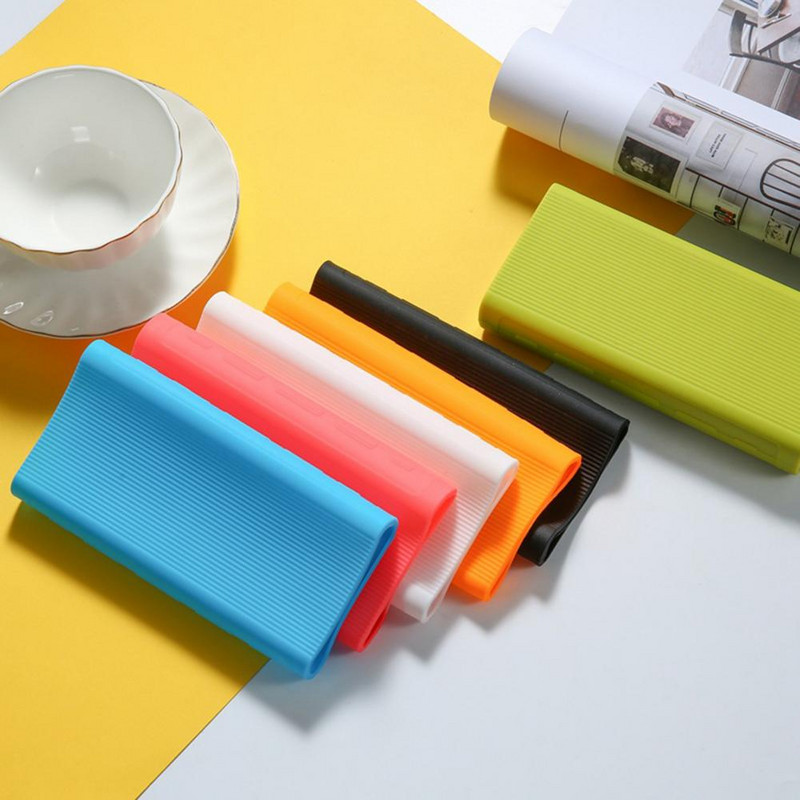 Vāka korpuss Silikona barošanas bloks 30000mAh ārējam akumulatora blokam Xiao mi
