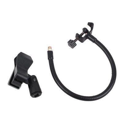 Šļūtenes mikrofona saspraude ar galda skavu Mikrofona statīvs apraides studijai tiešraides aprīkojuma stacijas mikrofona roktura galda stiprinājums