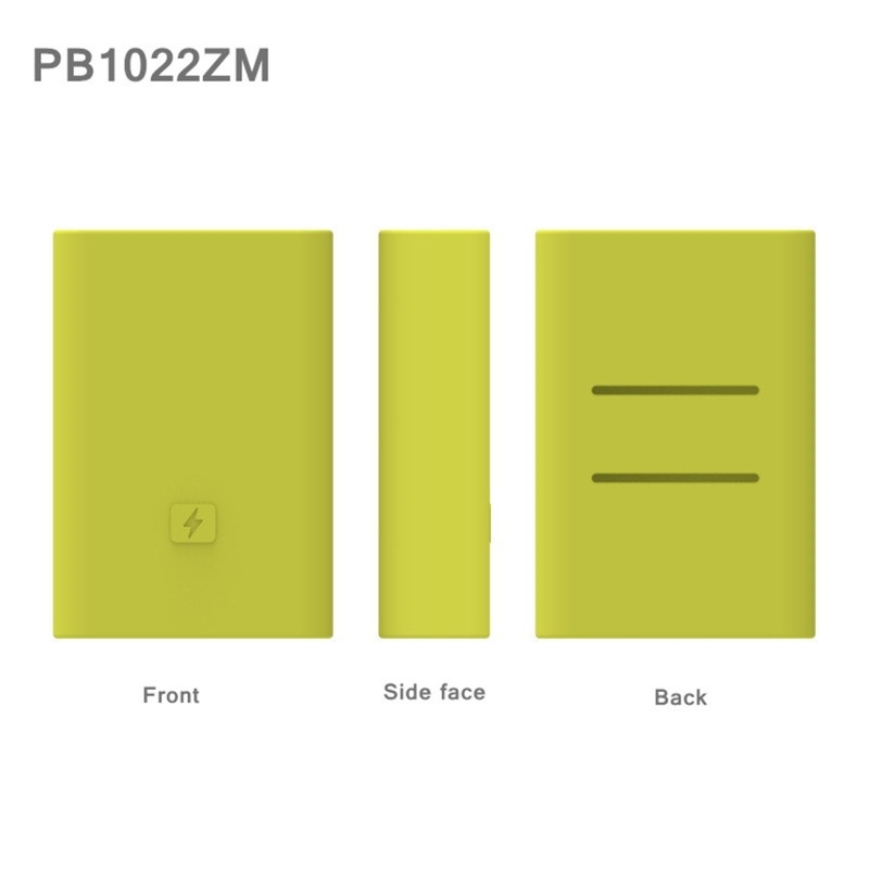 Mīksta silikona aizsargapvalka ādas uzmava priekš PB1022ZM 10000mAh triecienizturīga