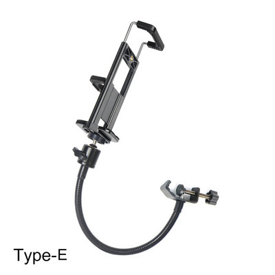 Daugiafunkcis mikrofonas Mobiliojo telefono planšetinio kompiuterio stovas Laikiklis Žarna Reguliuojamas spaustukas Smūgiams atsparus rėmas Trikojo priedai