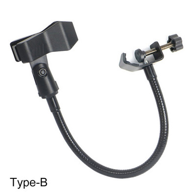 Daugiafunkcis mikrofonas Mobiliojo telefono planšetinio kompiuterio stovas Laikiklis Žarna Reguliuojamas spaustukas Smūgiams atsparus rėmas Trikojo priedai