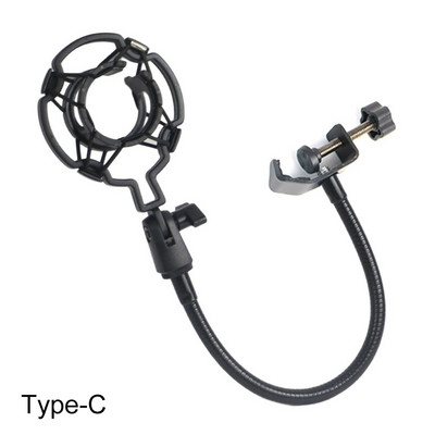 Daugiafunkcis mikrofonas Mobiliojo telefono planšetinio kompiuterio stovas Laikiklis Žarna Reguliuojamas spaustukas Smūgiams atsparus rėmas Trikojo priedai