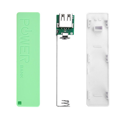 DIY TYPE-C 1 Section 18650 Power Bank akumulatora lādētāja futrālis Pārnēsājams USB Power Bank Kit uzglabāšanas futrālis DIY mobilā barošanas avota kaste