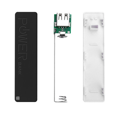 DIY TYPE-C 1 Section 18650 Power Bank akumulatora lādētāja futrālis Pārnēsājams USB Power Bank Kit uzglabāšanas futrālis DIY mobilā barošanas avota kaste