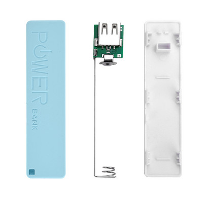 DIY TYPE-C 1 Section 18650 Power Bank akumulatora lādētāja futrālis Pārnēsājams USB Power Bank Kit uzglabāšanas futrālis DIY mobilā barošanas avota kaste