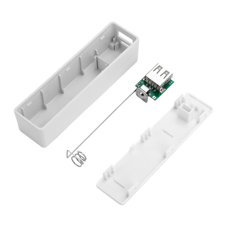 „Pasidaryk pats“ TYPE-C 1 Section 18650 Power Bank akumuliatoriaus įkroviklio dėklas Nešiojamas USB maitinimo bloko rinkinio laikymo dėklas „Pasidaryk pats“ mobiliojo maitinimo šaltinio dėžutė