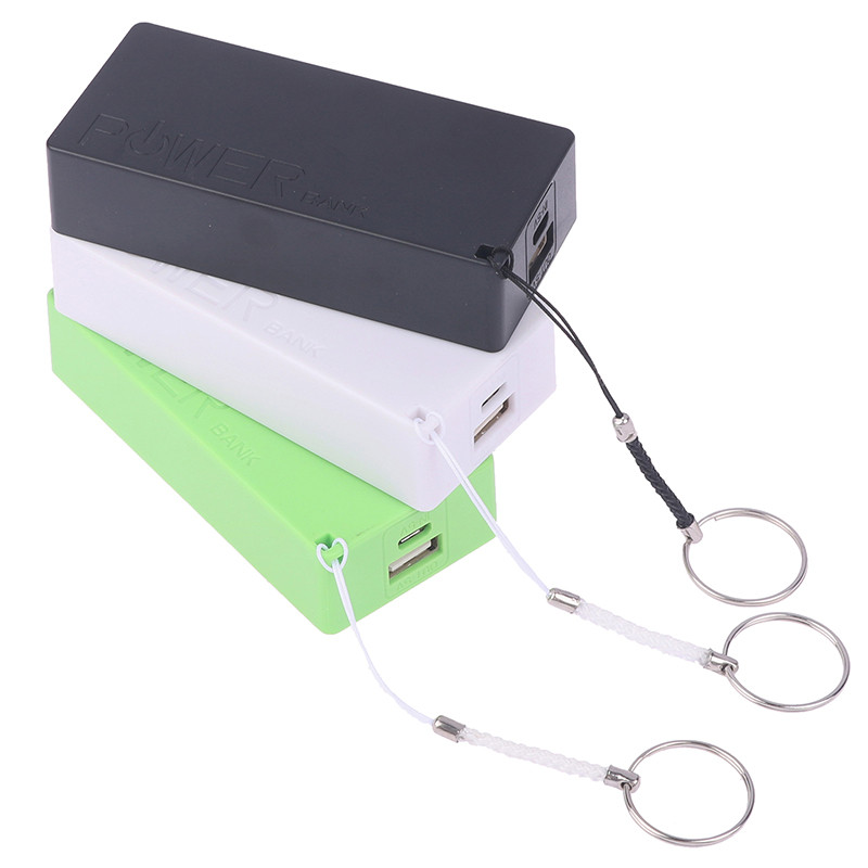 18650 Power Bank kućište za punjač baterija 5V 1A Prijenosni USB Power Bank komplet za pohranu DIY kutija za telefon MP3 elektroničko punjenje 3 boje