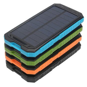 Κάλυμμα Mobile Powerbank Θήκη Solar Power Casing DIY Box Διπλές θύρες USB 40GE