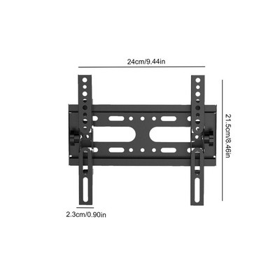 Sienas televizora kronšteins Elastīga regulēšana TV monitora kronšteina stiprinājums šarnīrsavienojums Regulējams sienas televizora statīva stiprinājums guļamistabai