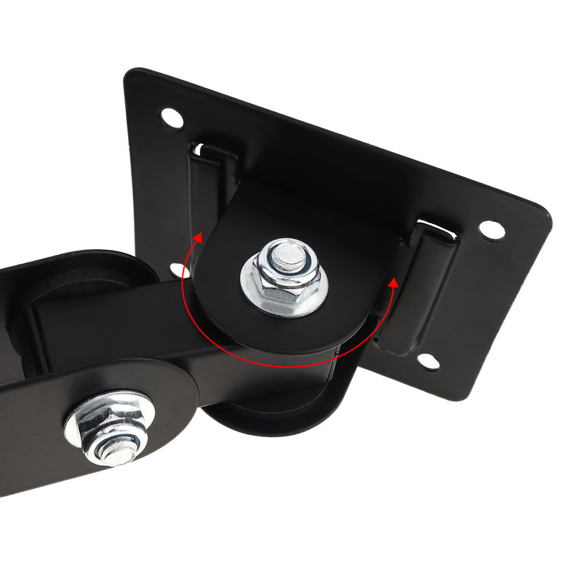 Suport de montare pe perete TV reglabil universal, cu panou plat, rotație de 180 de grade cu cheie mică pentru monitor LCD LED de 14 - 27 inchi