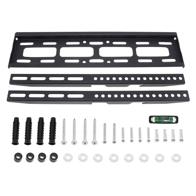 Universaalne 50 KG teleri seinakinnitusklamber koos tasapinnalise instrumendiga, sobib 26–65-tollise LCD-LED-monitori lameekraanpaneelile