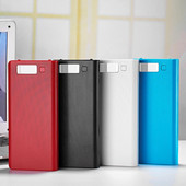 Praktikus könnyű, nagy kapacitású levehető 8 x 18650 akkumulátortöltő tok, barkácsdoboz, tápegység ház gyors töltés