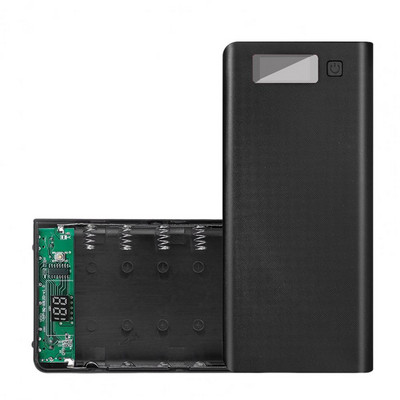 Praktikus könnyű, nagy kapacitású levehető 8 x 18650 akkumulátortöltő tok, barkácsdoboz, tápegység ház gyors töltés