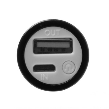 Μεταλλικό Power Bank DIY Kit Storage Case Box Δωρεάν συγκόλληση 1X 18650 Μπαταρία 5V 1A USB Εξωτερικός φορτιστής με φακό LED για Outdo