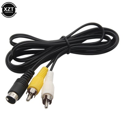 Za SEGA Genesis II / MD 3 Pin igre Audio Video AV Stereo kompozitni kabel Za Sega Genesis 2 A/V RCA kabel za povezivanje Žica 1,5 M