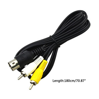 Аудио видео AV-кабелен кабелен адаптер към RCA-TV свързващ кабел за sega Drive 1