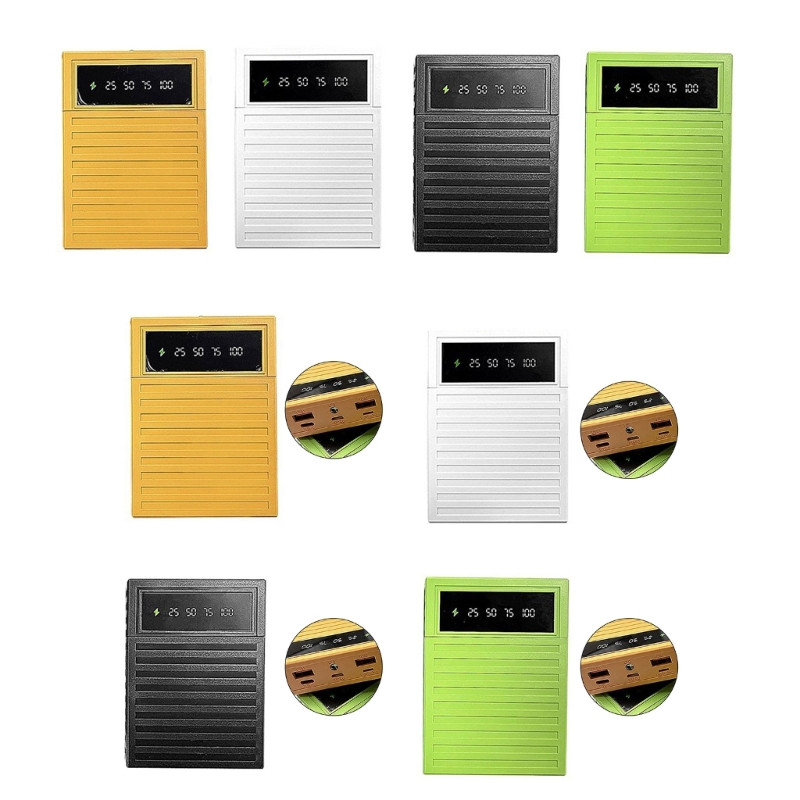 DIY 4x18650 Carcasă Quick Outer Carcasi din plastic Carcasi Cutii externe portabile fără