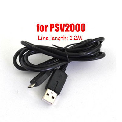 1 tk USB andmeedastuse sünkroonimislaadija kaabel laadimisjuhe psv2000 jaoks Psvita PS Vita PSV 2000 1,2 M õhuke toiteadapteri liin
