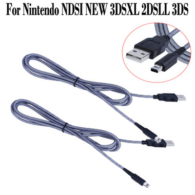 2-ühes sünkroonitud andmete laadimine USB toitekaabli juhtmega laadija Nintendo DSi NDSI 3DS 2DS XL/LL jaoks Uus 3DSXL/3DSLL 2dsxl mängu toiteliin