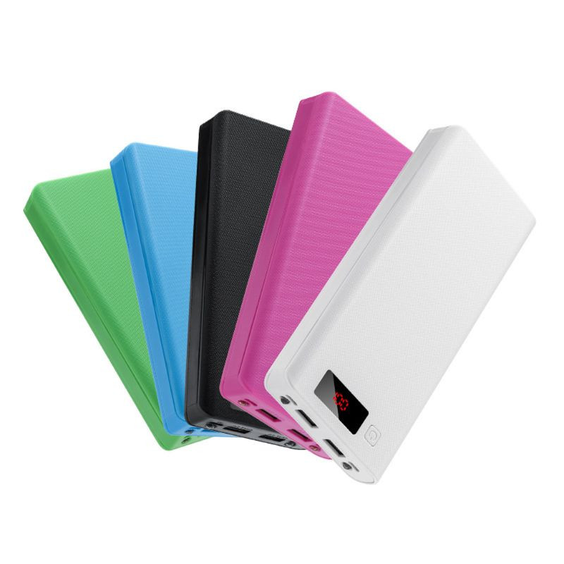 Izturīgs un valkājams 8x 18650 bateriju DIY kastes turētājs korpusam Dual USB ar LED gaismu