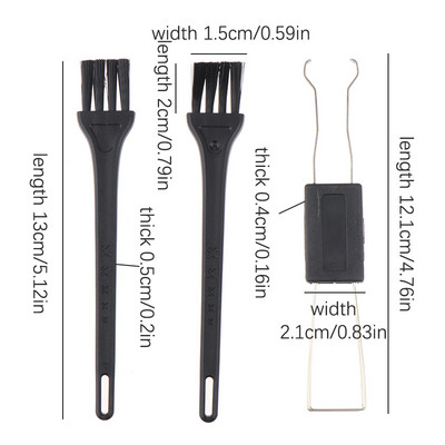 10 τεμ/σετ Εργαλείο καθαρισμού πληκτρολογίου φορητού υπολογιστή Τηλέφωνο υπολογιστή USB Dust Brushes Kit Φορητό σετ βουρτσών καθαρισμού αντιστατικής κάμερας