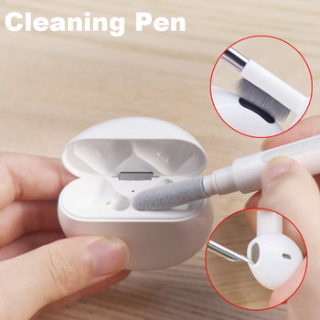 Earphone Cleaner Pen Multifunctional Cleaning Tool Kit for AirPods Bluetooth Headphone Πληκτρολόγιο υπολογιστή Ακουστικά Dust Brush