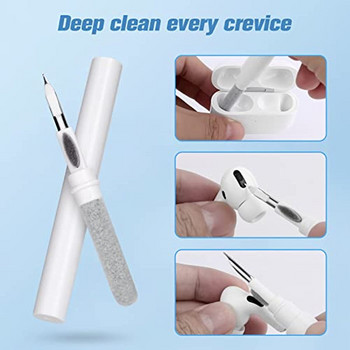 Earphone Cleaner Pen Multifunctional Cleaning Tool Kit for AirPods Bluetooth Headphone Πληκτρολόγιο υπολογιστή Ακουστικά Dust Brush