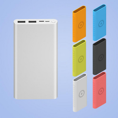 Νέα θήκη προστασίας από σιλικόνη για xiao mi powerbank 10000mAh PLM11ZM Θήκη αξεσουάρ Wireless Powerbank WPB15ZM και Θήκη PLM13ZM