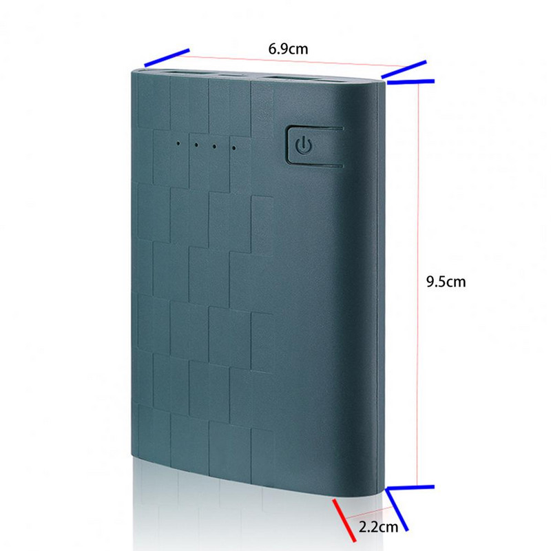 Korisna torbica za Power Bank Sigurnosni indikator baterije 3x18650 Zamjenske baterije Power Bank Shell Kutija za Power Bank Brzo punjenje