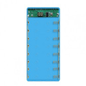 Carcasă L8 Power Bank cu ecran de afișare digitală Lumină LED fără sudură Cutie încărcător baterie 18650 Carcasă goală Power Bank Maker