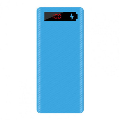 Carcasă L8 Power Bank cu ecran de afișare digitală Lumină LED fără sudură Cutie încărcător baterie 18650 Carcasă goală Power Bank Maker