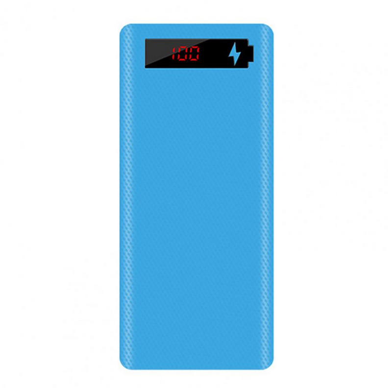 Carcasă L8 Power Bank cu ecran de afișare digitală Lumină LED fără sudură Cutie încărcător baterie 18650 Carcasă goală Power Bank Maker