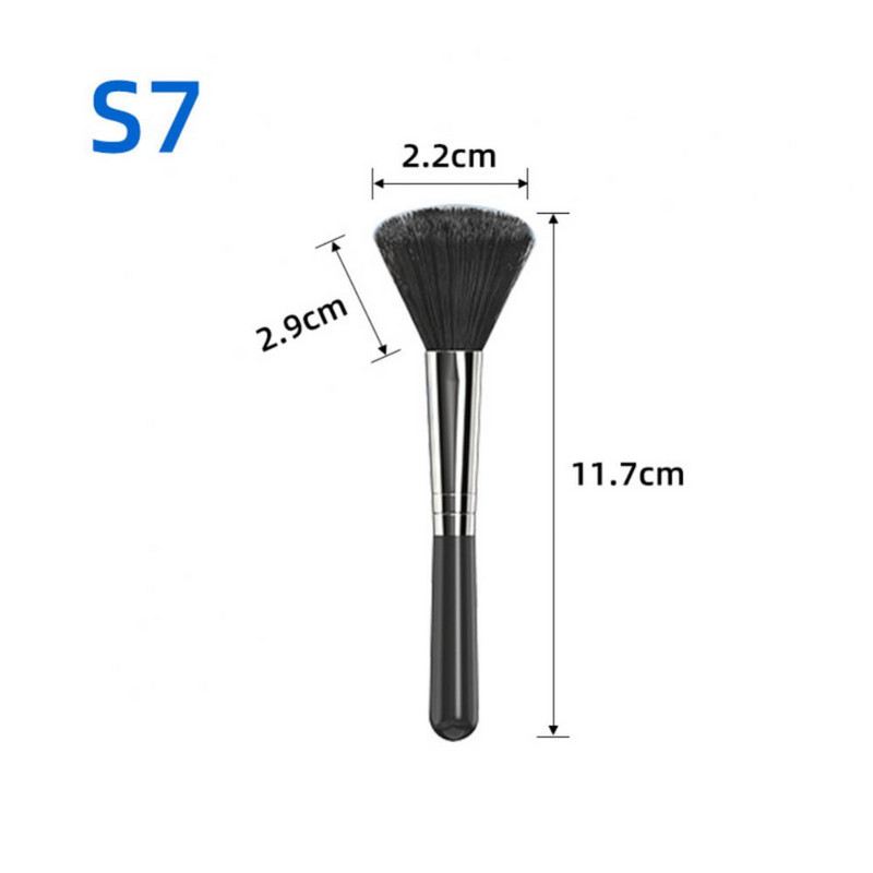 10 vnt/komplektas Mažo kompiuterio dulkių šepetėlio valiklis Antistatinis elektroninis valiklis buitinė klaviatūra Kompiuterio valymo šepetėlių rinkinys, nešiojamas