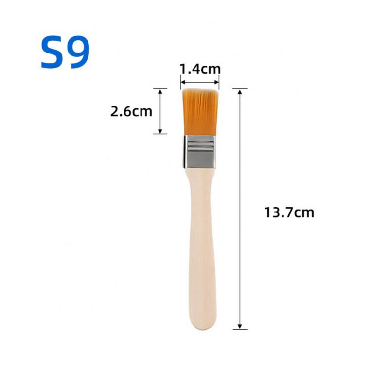 10 vnt/komplektas Mažo kompiuterio dulkių šepetėlio valiklis Antistatinis elektroninis valiklis buitinė klaviatūra Kompiuterio valymo šepetėlių rinkinys, nešiojamas