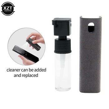 2 σε 1 Screen Cleaner Phone Spray Protable PC Tablet Screen Screen Dust Removal Tool Microfiber Set Cleaning Artifact