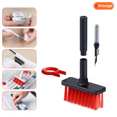 Daudzfunkciju birstes tīrīšana Austiņu pildspalva Tastatūras austiņas Datora komplekts Piezīmjdatora spraugas tīrīšana Putekļu noņemšana Austiņu korpusa tīrīšana