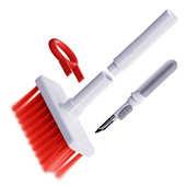 Tisztító puha kefés billentyűzettisztító 5 az 1-ben többfunkciós számítógéptisztító eszközkészlet sarokközi porlehúzó Bluetooth-hoz