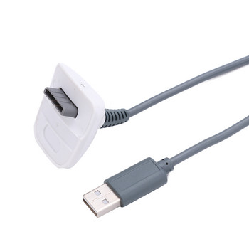 USB захранващ кабел за зареждане на зарядно устройство за геймпад за безжичен контролер Xbox 360