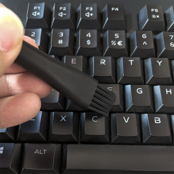 комплект Найлонова антистатична четка Пластмасова преносима клавиатура Комплект четки за прах Малък компютър USB Инструмент за почистване на дома