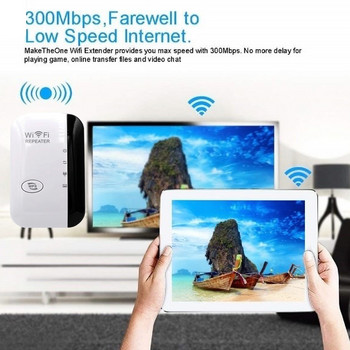 300Mbps безжичен WiFi ретранслатор 2.4G рутер Wifi Range Extender Wi-Fi усилвател на сигнала 802.11N WiFi ретранслатор Booster Repetidor