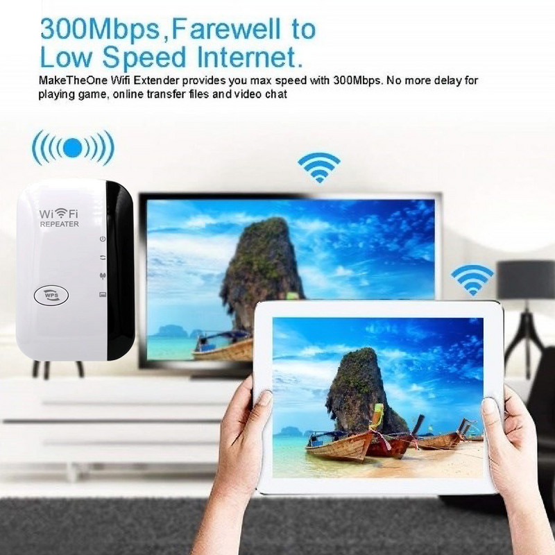 300Mbps belaidis WiFi kartotuvas 2.4G maršruto parinktuvas Wi-Fi diapazono plėstuvas Wi-Fi signalo stiprintuvas 802.11N WiFi kartotuvo stiprintuvas kartotuvas