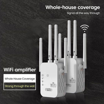 ﻿ Olaf 300Mbps безжичен WIFI ретранслатор Wifi Range Extender Сигнален усилвател Домашен Wi-Fi усилвател на сигнала Extender EU US Plug